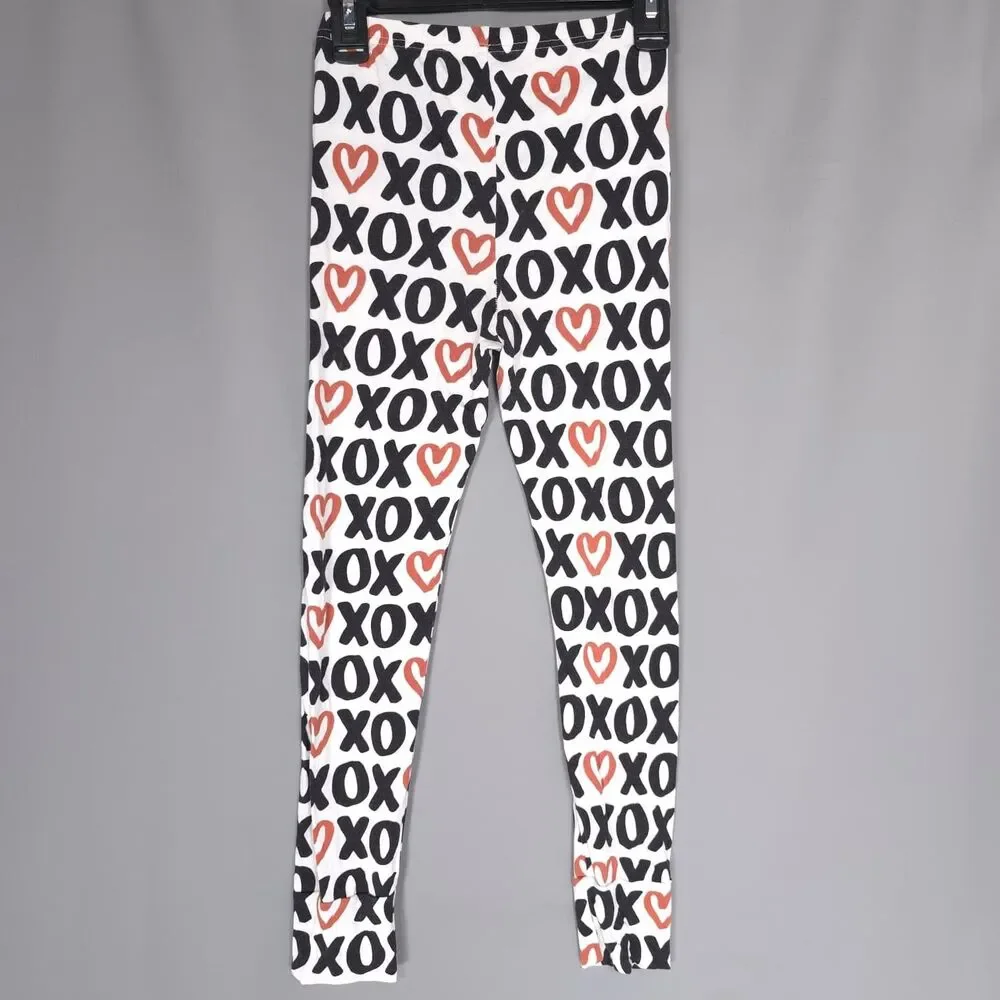GIGI‎ AND MAX Girls Pajama Size 8Y Set XOXO Heart Long Sleeve Top Pants